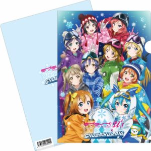 2016 Snow Miku x LoveLive（μ's）雪初音 日本札幌 限定文件夹